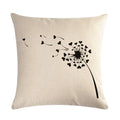 Ljojo Linen Pillowcase: Soft Printed Cover for Sofa, Car, or Home Décor