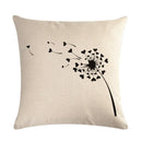 Ljojo Linen Pillowcase: Soft Printed Cover for Sofa, Car, or Home Décor