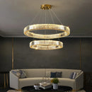 Ljojo Luxury Crystal Ceiling Pendant Lamp for Elegant Room Decor