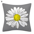 Flower Letter Print Cushion Cover for Stylish Home Decor by Ljojo