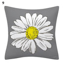 Flower Letter Print Cushion Cover for Stylish Home Decor by Ljojo