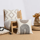 Boho Velvet Embroidery Cushion Cover by Ljojo