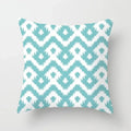 Ljojo Mint Green Geometric Print Lumbar Pillowcase