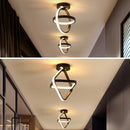 Modern LED Dimmable Ceiling Light 2 Ring Creative Living Room Hallway Balcony Office Lighting by Ljojo