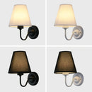 Ljojo LED Fabric Wall Lamp - Modern Indoor Lighting for Bedroom, Hotel & Home