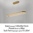 Modern LED Restaurant Chandelier Nordic Aluminum Pendant Light for Kitchen Living Room, Ljojo