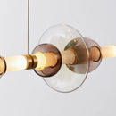 Nordic Design Chandelier Glass Long Tube Pendant Lamp for Home Decor by Ljojo