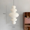 Ljojo Paper Pendant Lamp Chandelier Floor Light Art Decor E27 Bulb Living Room Style
