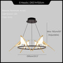 Ljojo Magpie Bird Chandelier Modren Style Pendant Light - Children's Room Decor