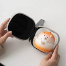 Ljojo 160ML Quick Cup Travel Tea Set with Storage Bag, Kung Fu Teapot Teacup