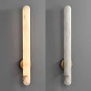 Ljojo Marble Wall Lamp: Luxury Copper Lighting for Living Room, Bedroom, and Corridor