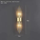 Clear Glass Wall Light for Living Room with E14 G9 Bulb, Ljojo Brand