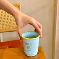 Kawaii Ceramic Coffee Mug Set | Ljojo 200/400ml | Ideal for Tea, Milk, Juice | Gift Idea