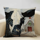 Ljojo Linen Farm Animals Cushion Cover 45x45CM - High-quality Bedroom Decor