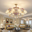 French Living Room Crystal Glass Chandelier Minimalist Modern Luxury Dining Bedroom Villa Hanging Lights Ljojo
