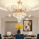 Ljojo Luxury Crystal Chandelier: Elegant Lighting for Living Room, Dining, and High-End Spaces