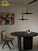 Ljojo Minimalist Black Flying Saucer Pendant Light LED GU10 Home Decor Study Bar Restaurant