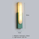 7W LED Marble Wall Lamp Nordic Modern Gold Sconces by Ljojo - Luxury Indoor Lighting for Bedroom