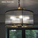 Golden Copper Glass Chandelier for Living Room by Ljojo - Modern Luxury Ceiling Pendant Light