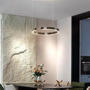 Ljojo Modern Ring Ceiling Chandelier LED Lamp Eye Protecting Pendant Light