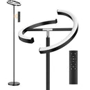 Ljojo Modern LED Rotating Floor Lamp for Living Room Bedroom Study Reading