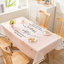 Ljojo Light Luxury Rectangular Tablecloth with Oil-Proof and Anti-Scalding Features