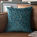 Ljojo 3D Leopard Print Sherpa Pillow Cover 18x18 Inch in Various Colors