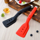 Ljojo 2-in-1 Egg Flipper Spatula Tongs - Non-Stick Silicone Grip & Flip Tool