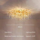 Gold Crystal Chandelier Modern Luxury for Dining Living Room - Ljojo