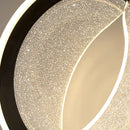 Crystal Pendant Lamp Modern Design Minimalist Black Frame for Bedroom Living Room by Ljojo
