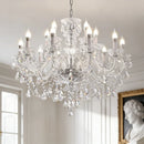 French Luxury Crystal Chandelier Hanging Lamp for Living Room - Ljojo Glass Suspend Lamp