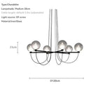 Modern Chandelier Pendant Light | Creative Living Dining Room Hanging Lamp by Ljojo