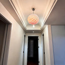 Ljojo Minimalist Glass Led Pendant Chandelier for Bedroom Kids Room Home Decor Lighting