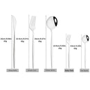 Ljojo 30-Piece Golden Stainless Steel Cutlery Set - Elegant Tableware Collection
