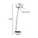 Modern LED Ring Fishing Floor Lamp for Home Decor Luxury Designer Lighting by Ljojo