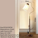 Contemporary Floor Lamp LED Retro Standing Light Luxury Living Room Bedroom Villa Hotel Elegant Decor Creative Study - Ljojo