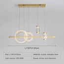 Ljojo Modern Crystal LED Chandelier - Stylish Lighting for Bars and Restaurants