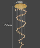 Ljojo LED Pendant Chandeliers: Modern Lighting for Living Room and Staircase