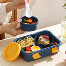 Ljojo 1250ML Cartoon Lunch Box & Soup Bowl Set