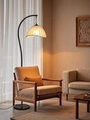 Nordic Linen Fabric LED Floor Lamp for Living Room Ljojo Lighting Fixtures