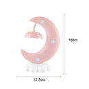 LED Moon Bedside Lamp for Bedroom Night Lighting Decoration Touch Reading Table Lamps by Ljojo