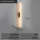 Ljojo Modern Luxury Alabaster Marble Wall Sconce Spanish Copper Bedroom Home Decor