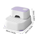 Ljojo Kids Non-Slip Step Stool Ottoman for Safe Potty Training & Living Room