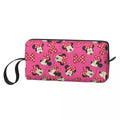 Ljojo Minnie Mouse Makeup Bag Cosmetic Pouch - Cute Cartoon Merch for Girl Woman