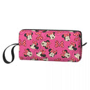 Ljojo Minnie Mouse Makeup Bag Cosmetic Pouch - Cute Cartoon Merch for Girl Woman