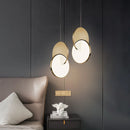 Modern Minimalist Stainless Steel Bedroom Chandelier by Ljojo Nordic Creative Bar Restaurant Light Luxury Art