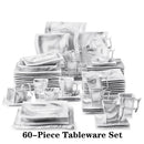 Ljojo Marble Porcelain Dinnerware Set - 30/60PCS Tableware Set