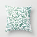 Ljojo Mint Green Geometric Animal Print Pillowcase for Home and Office Decor