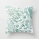 Ljojo Mint Green Geometric Animal Print Pillowcase for Home and Office Decor