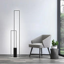 LED Floor Lamp Black Aluminum Modern Rectangular Bedroom Living Room Lighting Ljojo